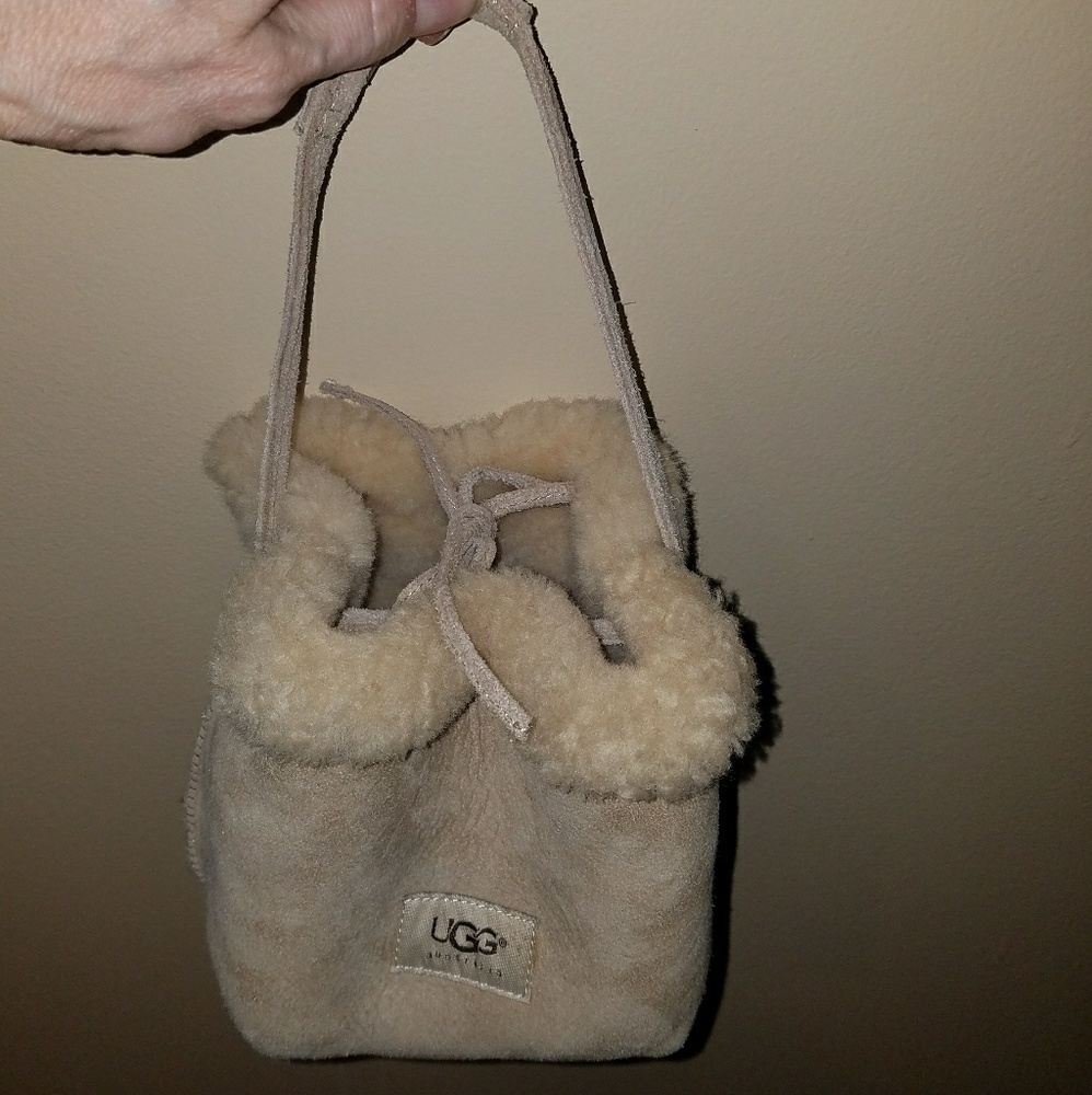 Small Sheepskin Satchel Purse